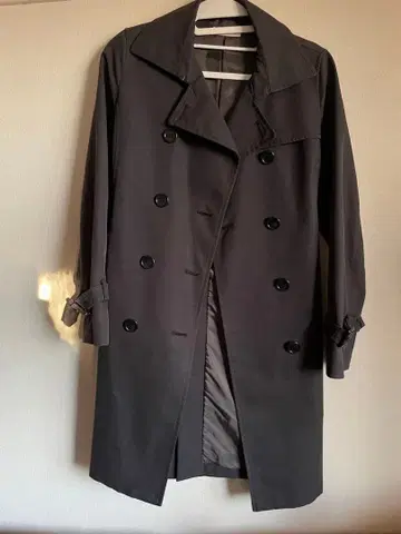 어반 리서치 네이비 트렌치코트