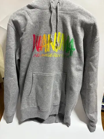 WANIMA 그레이 후드티