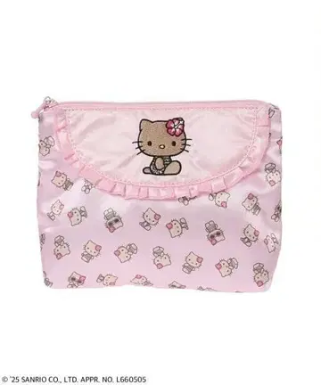 [ HELLO KITTY ] GALS SATIN 파우치