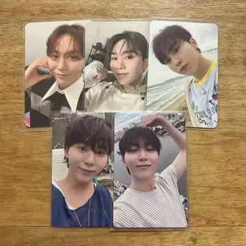 승관 세븐틴 묶음 판매 세트 럭키 드로우 트레이딩 카드 5장