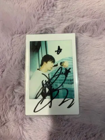 아유카와 타이요 친필 사인 폴라로이드