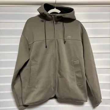 OUTDOOR 후드 부착 그레이 자켓
