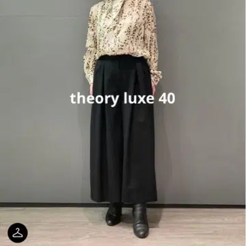 띠어리 럭스 New Saxony Bel PL 와이드 팬츠