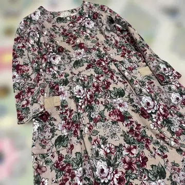 IKUKO 앤티크 플라워 원피스