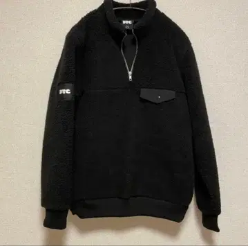 FTC 블랙 플리스 자켓