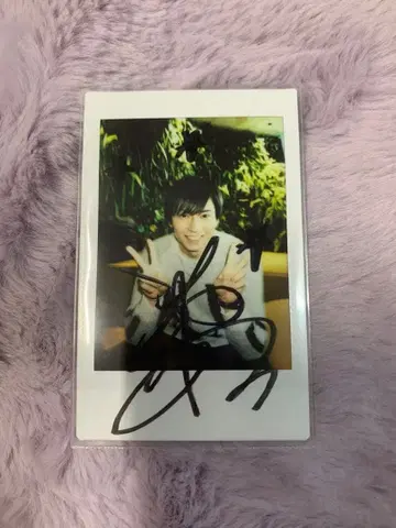 아야카와 타이요 친필 사인 폴라로이드