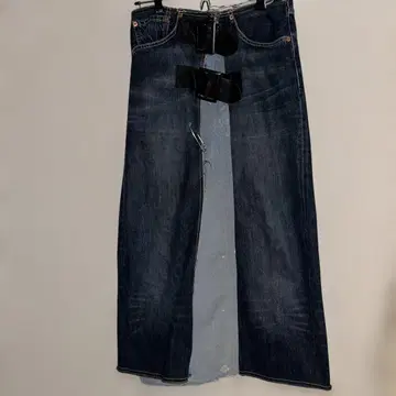 REBUILD by NEEDLS 데님 롱 스커트 밴딩 포함 사이즈 1