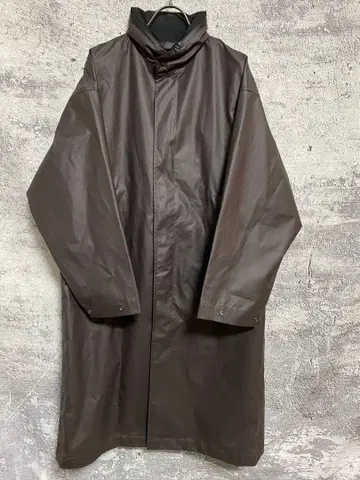 유니클로 유 코팅 롱 코트