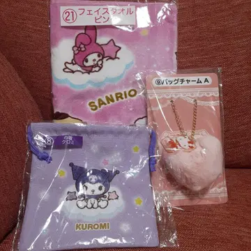 산리오 복권 3점