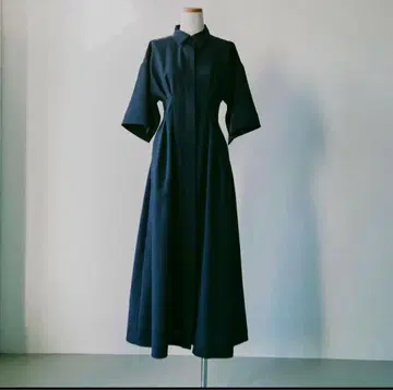 stylemixer 허리 턱 플레어 셔츠 원피스