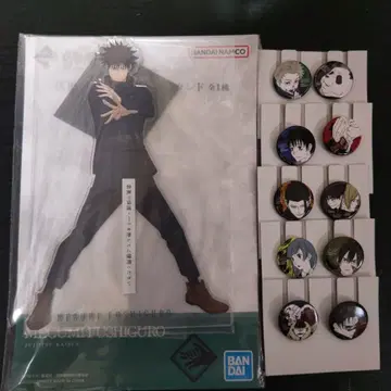 제일복권 주술회전 5th Anniversary 캔 배지 아크릴 스탠드