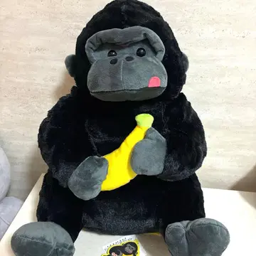 우호우호 고릴라 고리 군 바나나 대장 울트라 BIG 봉제 인형