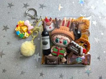 가챠풍 파우치 캔디백 키링 크리스마스 빅 루돌프