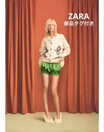 완판템 ZARA 데이지 덕 울 가디건 M 해리 램버트