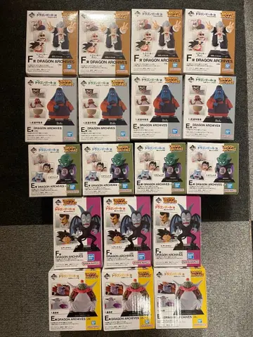 드래곤볼 제일복권 피규어 아카이브스 18종 세트