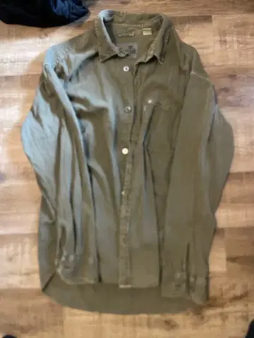 silverTab 오버 사이즈 셔츠 M 올리브 그린