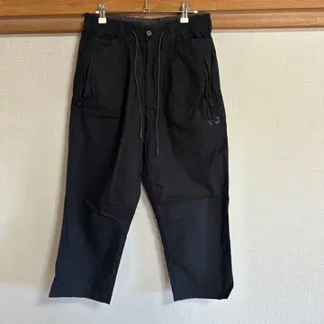 Y-3 블랙 와이드 팬츠