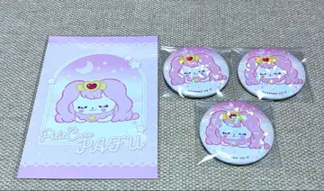 프리큐어 푸치큐아 홀로그램 캔뱃지 퍼프