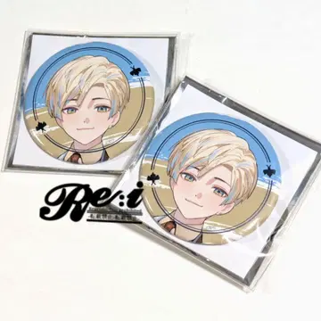 히바치 마나 Oriens 2주년 캔뱃지 2개