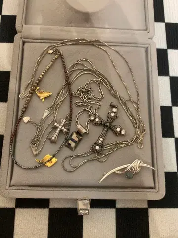 실버 목걸이 세트 복수 디자인