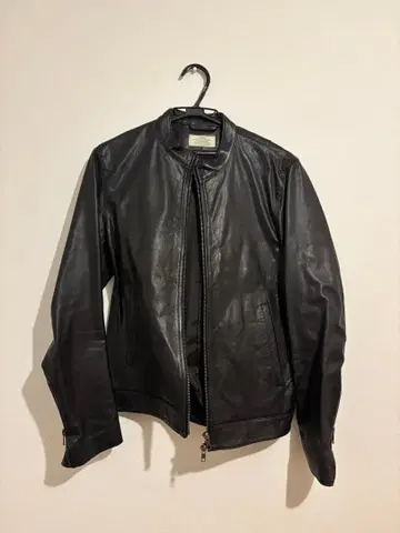 journal standard relume 블랙 가죽 라이더 자켓