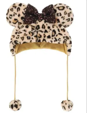 미니 마우스 레오파드 무늬 팬캡