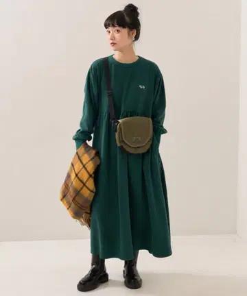 폭스 플리스 원피스