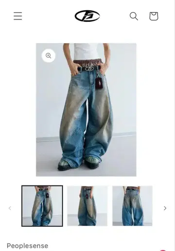 peoplesense 남성용 데님