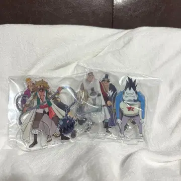 원피스 흰 수염 해적단 아크릴 스탠드 세트 중고품