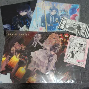 블랙 집사 클리어 파일 브로마이드 책갈피