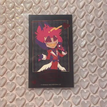 해즈빈 호텔 알래스터 애니카페 금박 카드