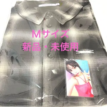 르세라핌 HOT IN JAPAN 체크 셔츠 M 사이즈