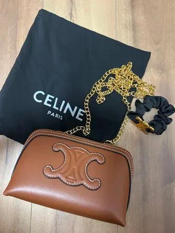 [ 미사용 ] 체인 스크래치 숄더백