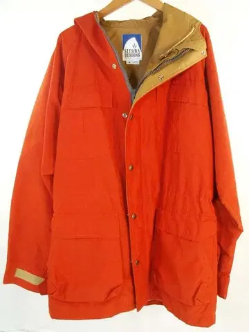 시에라 디자인 마운틴 후드티 (S) 60/40 크로스 삼본기 오렌지