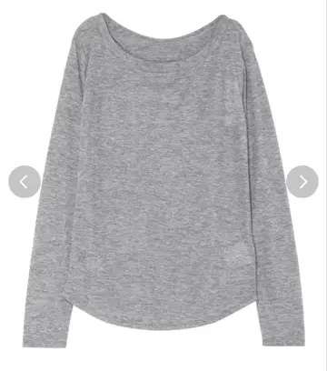 LAGUNAMOON 2WAY 레이어드 컷 상의 그레이