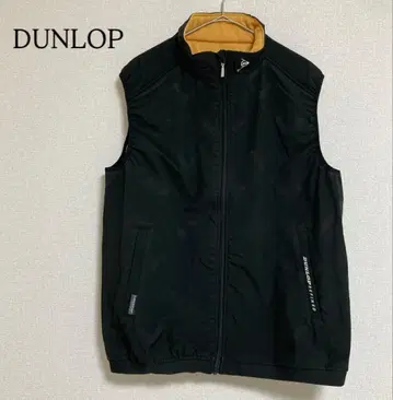 던롭 에어웜 베스트 블랙 아우터 골프웨어 M