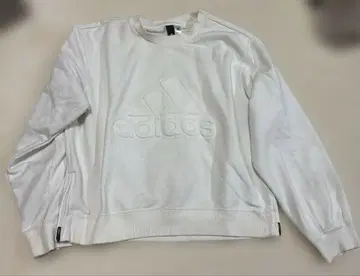 최종 가격 인하 adidas 화이트 맨투맨 L 사이즈 레어 로고