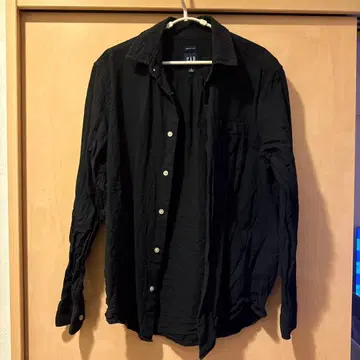 GAP 린넨 블랙 셔츠 S