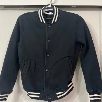 NANO UNIVERSE 바시티 자켓 블랙