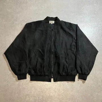 00s archive 블루종 자켓 실크 블랙 짧은 기장 구제 의류