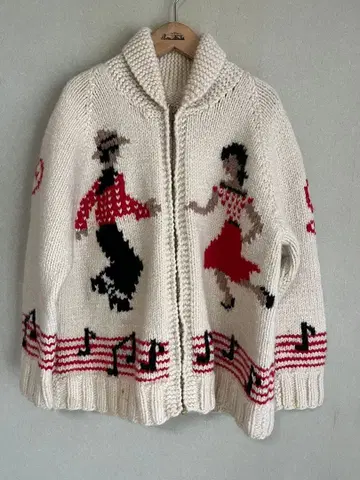 댄스 패턴 카우친 스웨터 구제 의류