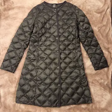 울트라 라이트 다운 롱 자켓 코트