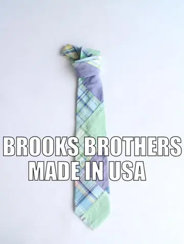 브룩스브라더스 패치워크 넥타이 미국제 USA [ GG0054