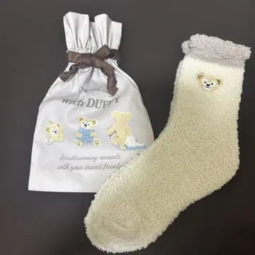 Duffy 복슬복슬 양말 삭스 복조리 파우치