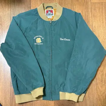 샌프란시스코 지도 디자인 바시티 자켓