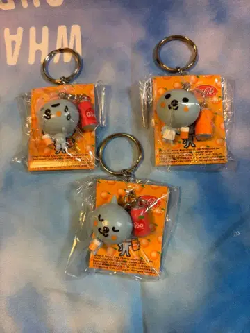 Qoo 쿠 키체인 피규어 SEGA 코카콜라 3개 세트