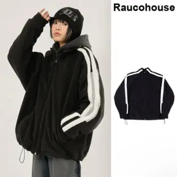 [ Raucohouse ] 사이드 트랙 오버 플리스 집업 점퍼