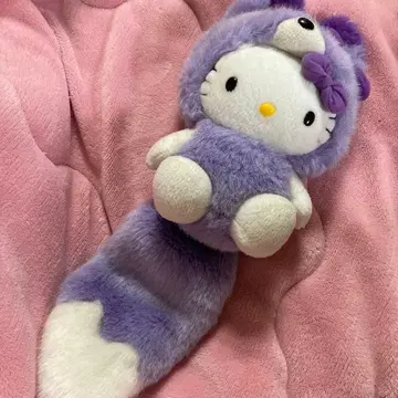 [레어] 지역 한정 키티 홋카이도 한정 라벤더 북방여우 키티 새상품급