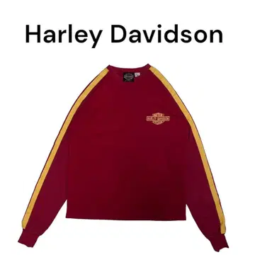 Harley Davidson 빅 프린트 롱 T 할리데이비슨