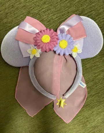 디즈니 미키 모양 머리띠 라푼젤